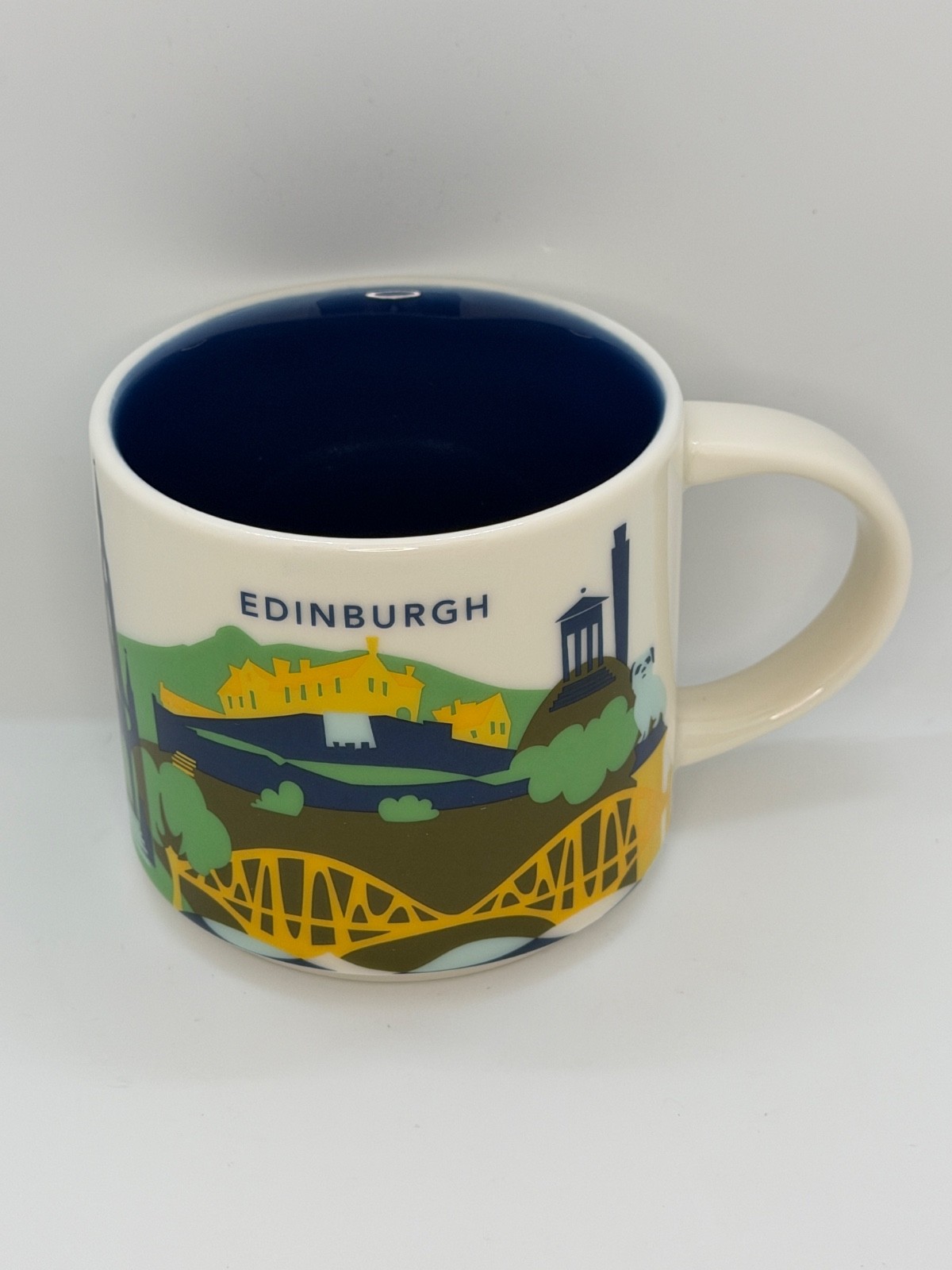 Starbucks EDINBURGH You Are Here YAH Collection 14oz Mug NEW No Box Scotland