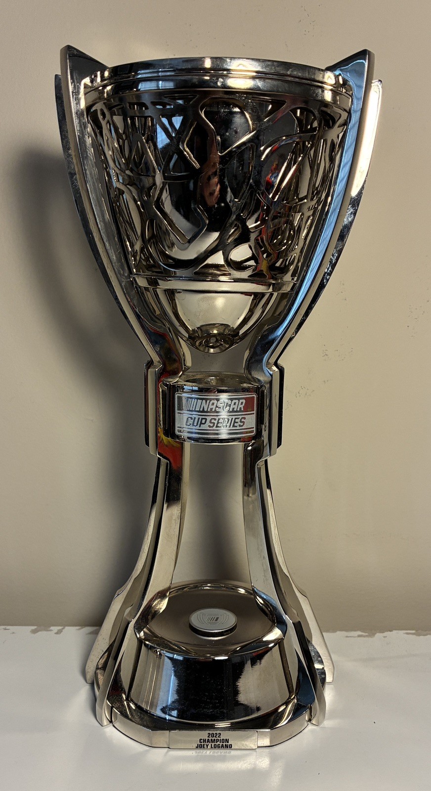 2022 Joey Logano Team Issued Replica championship trophy￼