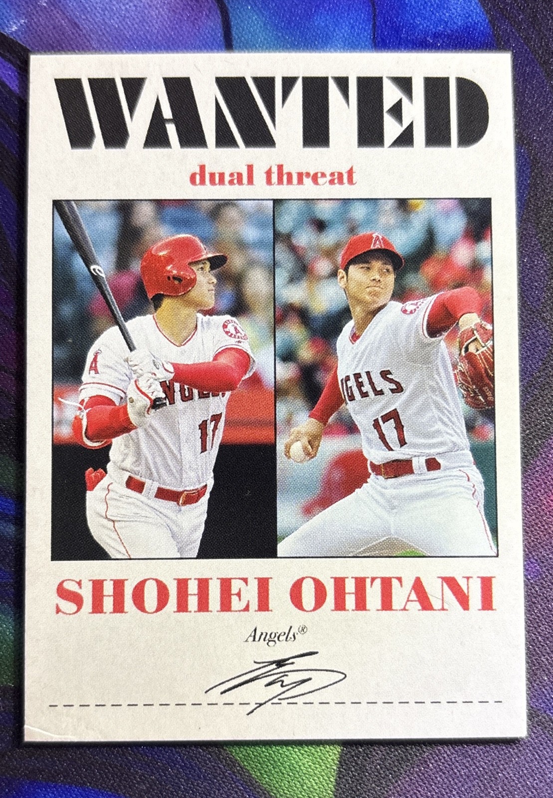 2020 Topps Throwback Thursday - 1980 Topps Wanted Poster Design Shohei Ohtani 