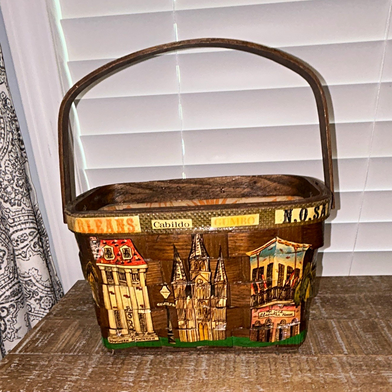 Vintage New Orleans J. Hussey Basket Purse READ Vintage New Orleans J. Hussey Basket Purse READ