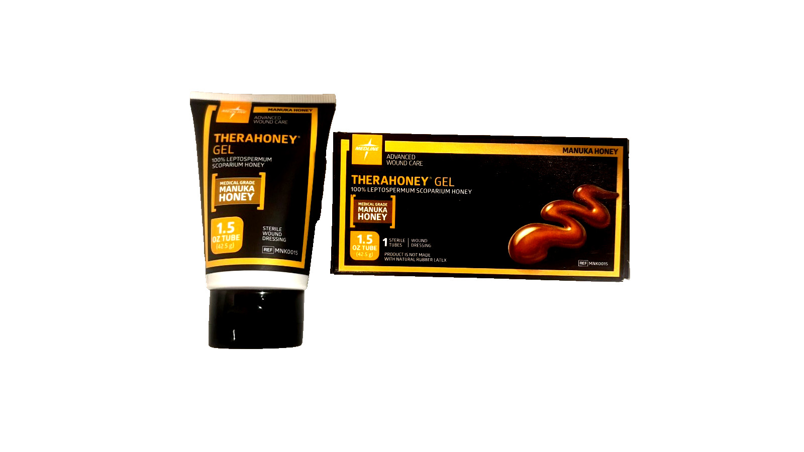 Medline Therahoney Gel Honey Wound Gel 1.5oz Tube expire 2029