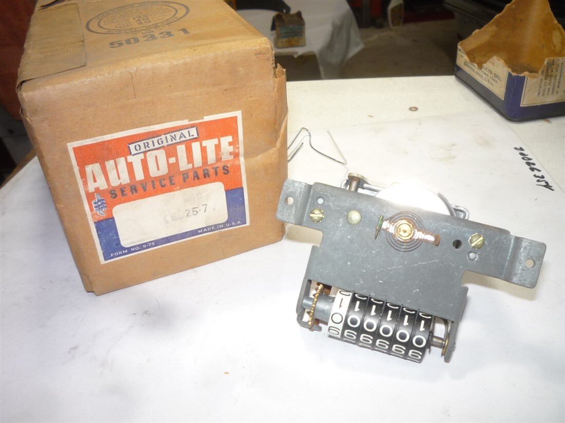 Vintage 50's Mopar speedometer /odometer parts sd-25-7 nosN