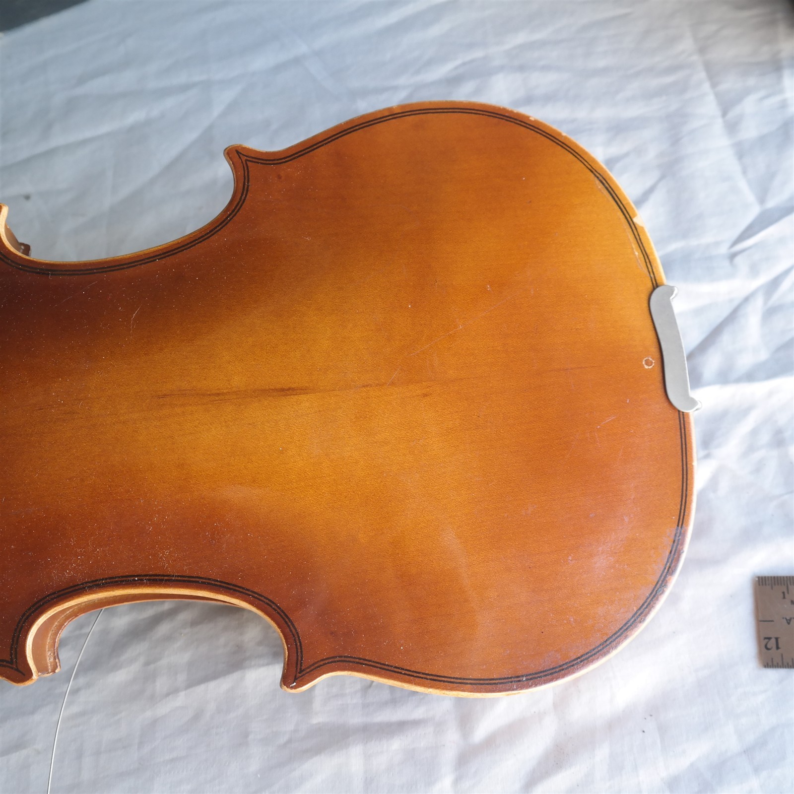 Vtg 1969 Kiso Suzuki Violin Japan made 3/4 size violin case & Glasser Bow (READ)