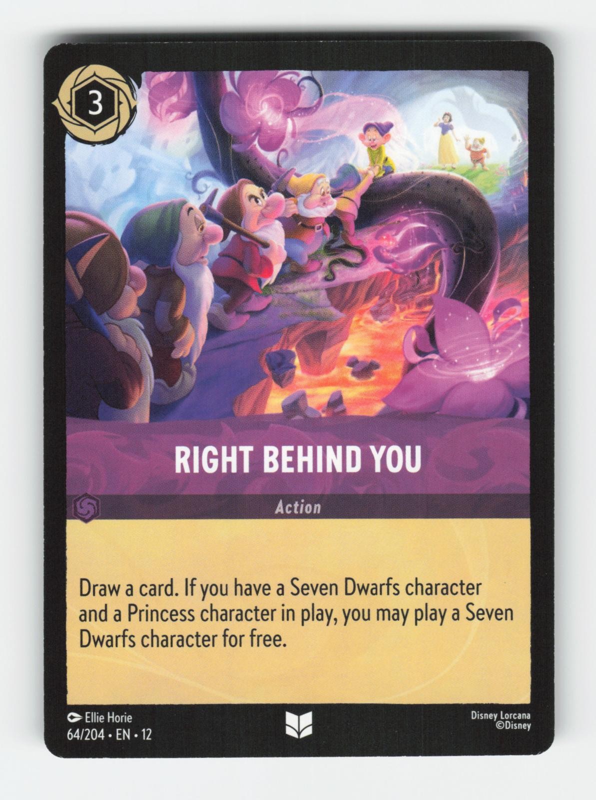 Right Behind You 64/204 Uncommon Wilds Unknown Lorcana Near Mint Right Behind You 64/204 Uncommon Wilds Unknown Lorcana Near Mint