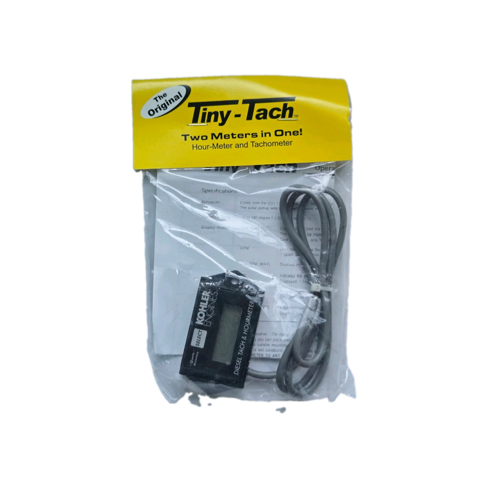 Kohler OEM Tiny Tach Hourmeter And Tachometer Kohler OEM Tiny Tach Hourmeter And Tachometer