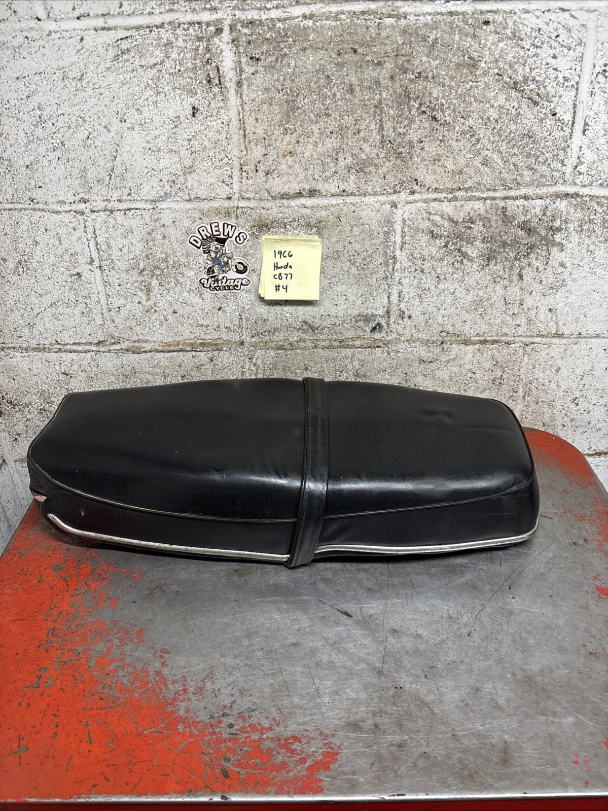 1966 Honda Cb77 Cb 77 Super Hawk Seat OEM Vintage Original 