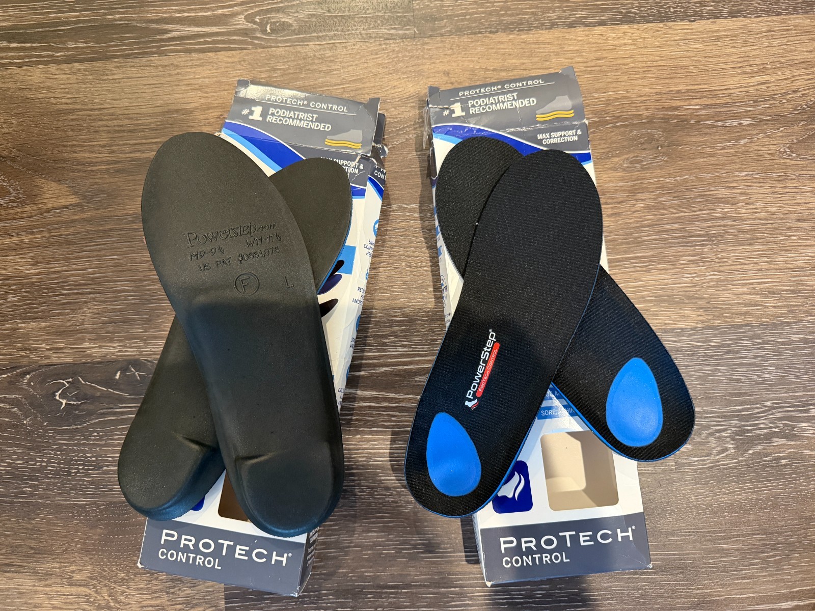 Powerstep Protech Control Full Length Orthotic Insole #1015-01 NEW | Box Damaged
