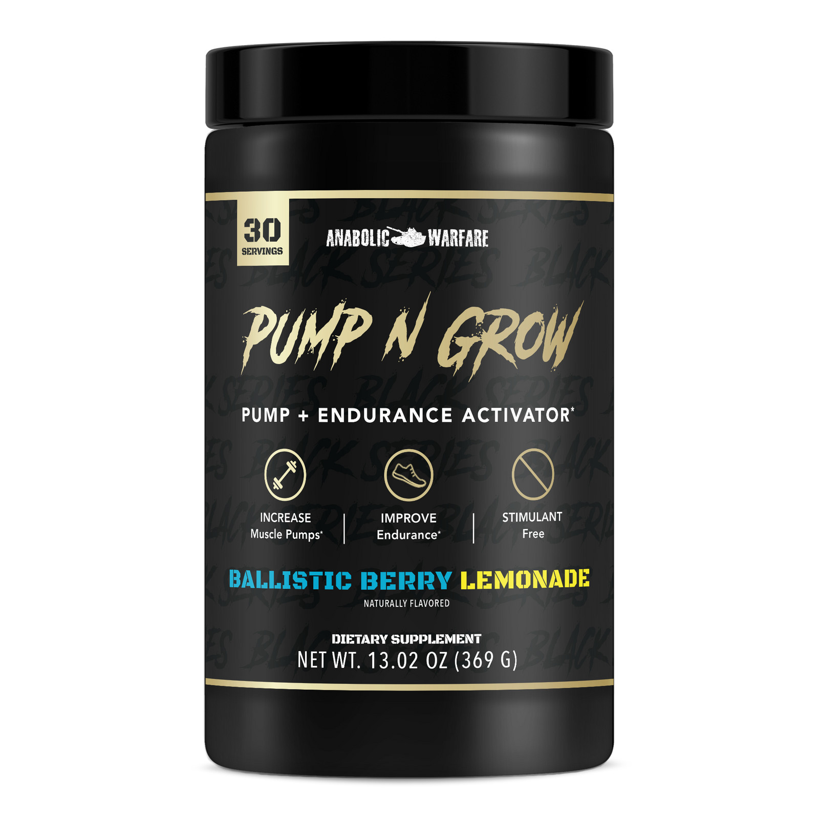 ANABOLIC WARFARE PUMP N GROW Stimulant-Free Pre-Workout Endurance 30 Servings ANABOLIC WARFARE PUMP N GROW Stimulant-Free Pre-Workout Endurance 30 Servings