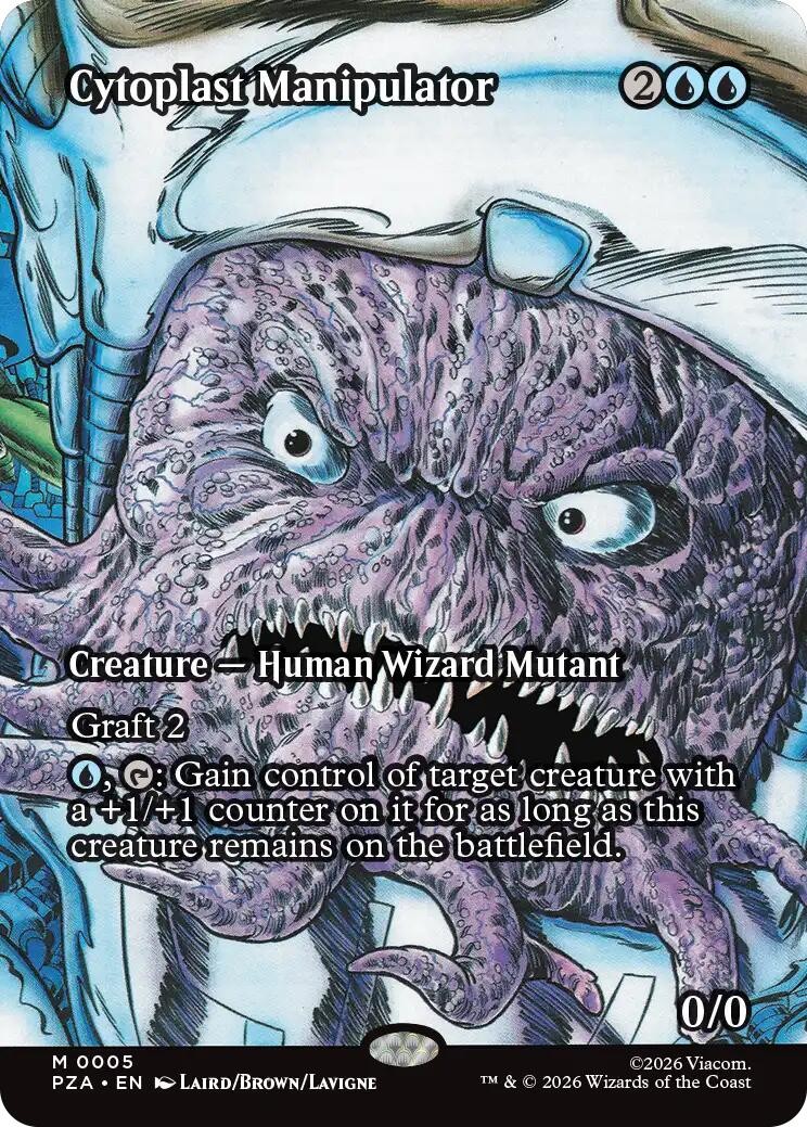 Cytoplast Manipulator (Borderless) #5 *Foil* (NM) Teenage Mutant Ni... (PZA) MTG