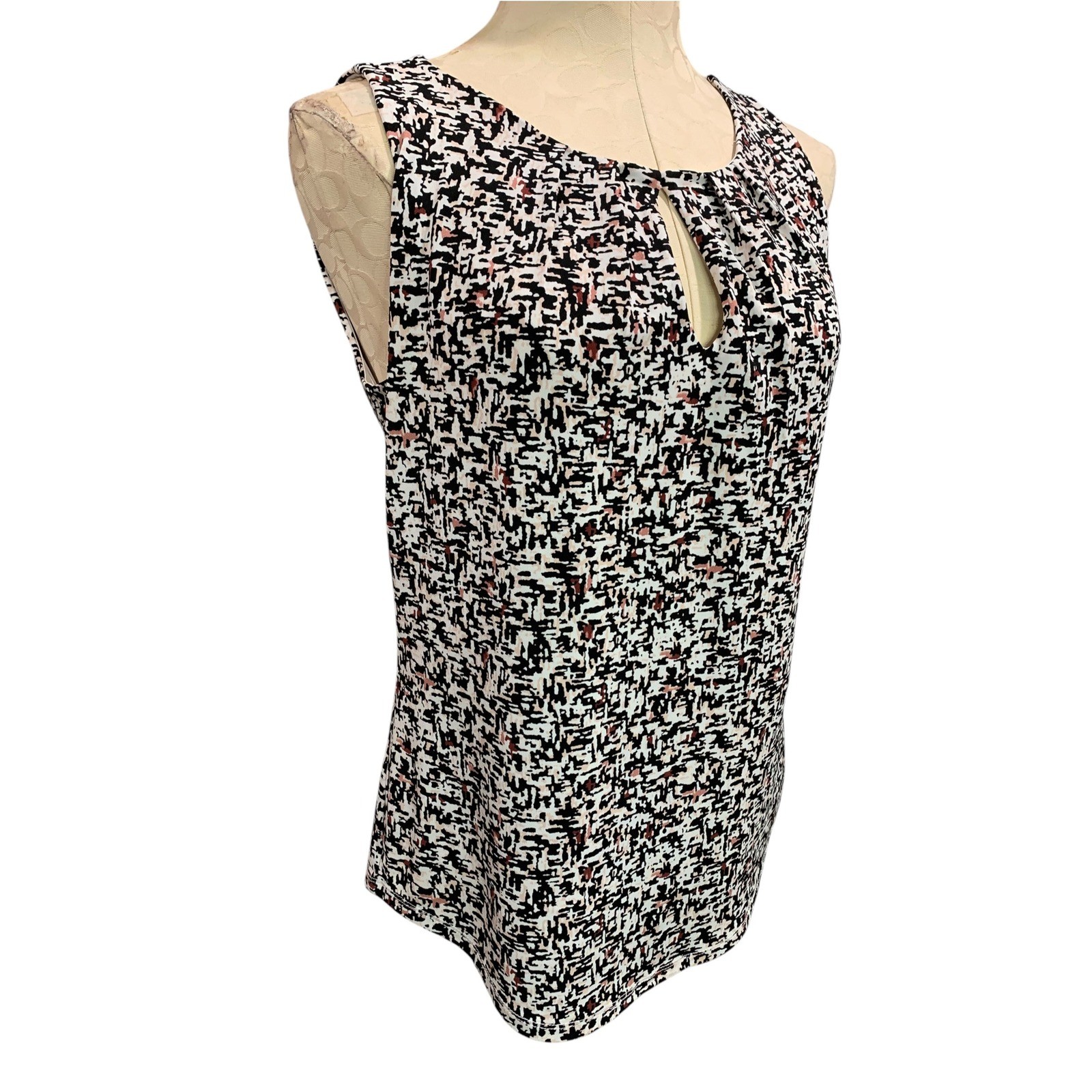 Small White House Black Market Womens Pullover Blouse Sleeveless Keyhole Small White House Black Market Womens Pullover Blouse Sleeveless Keyhole