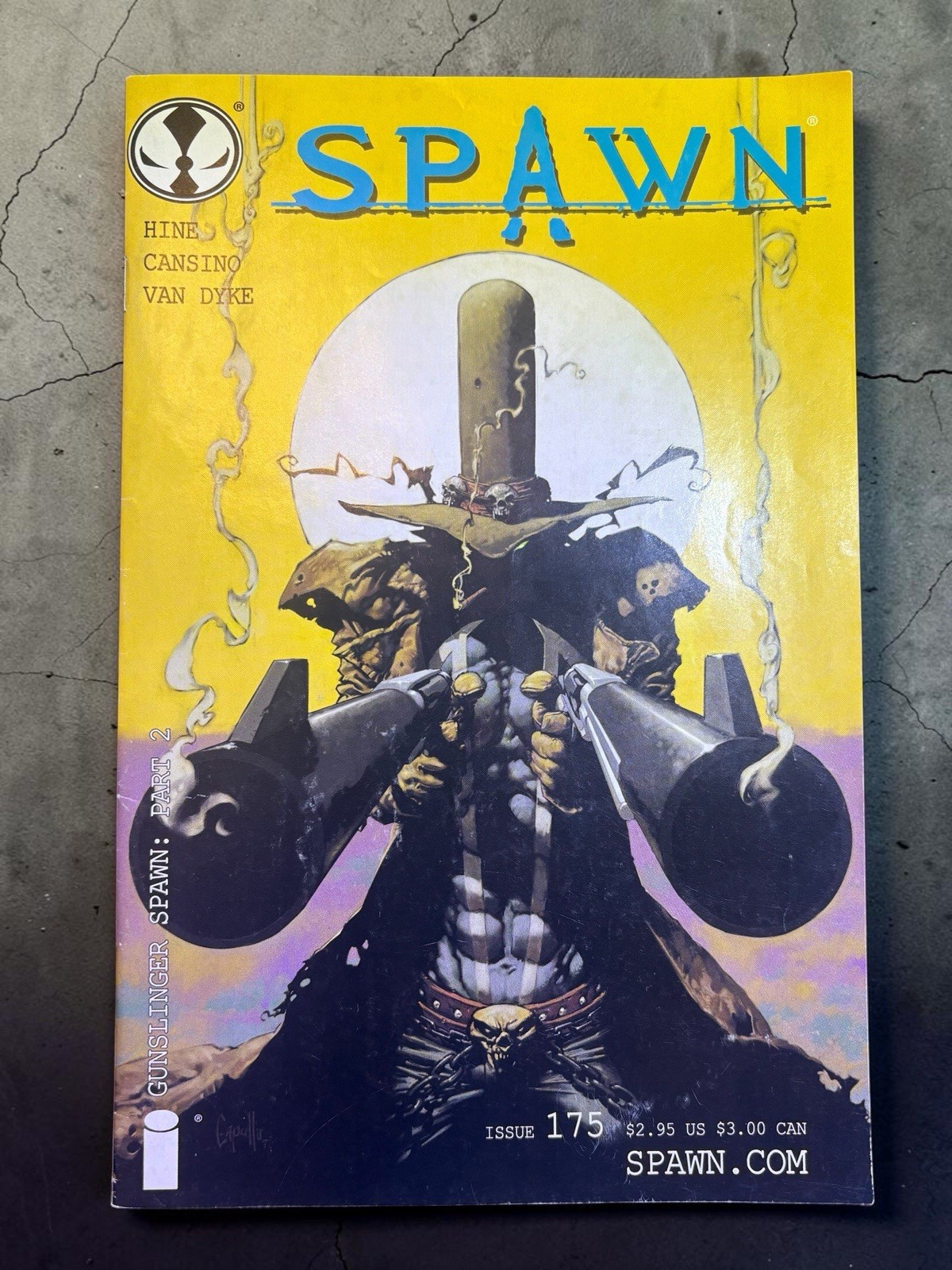 Spawn #175 (2008) 2nd App Gunslinger Spawn Capullo Cover 1st Print Image