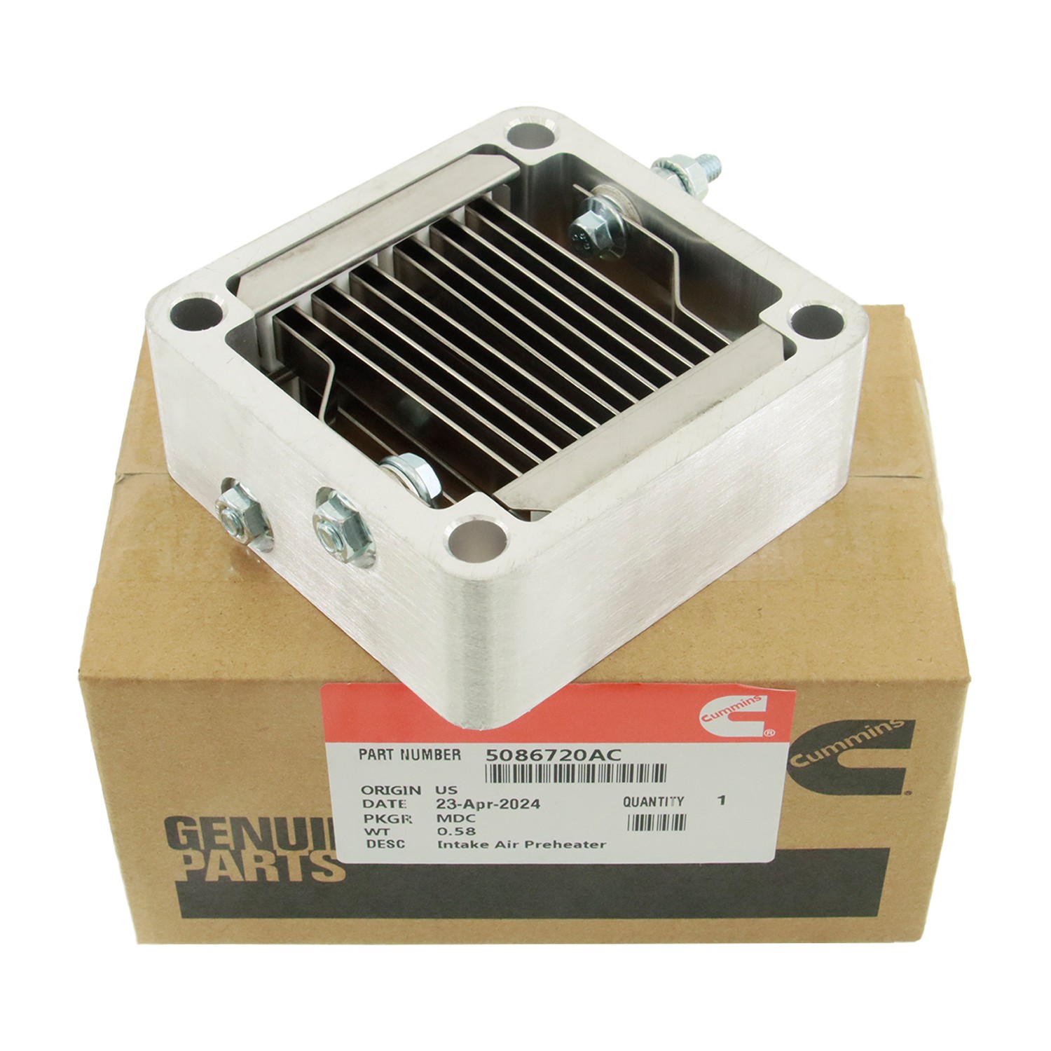 NEW 5086720AC Grid Heater Cummins For Dodge Ram 5.9L 24 Valve Diesel 1998.5-2007
