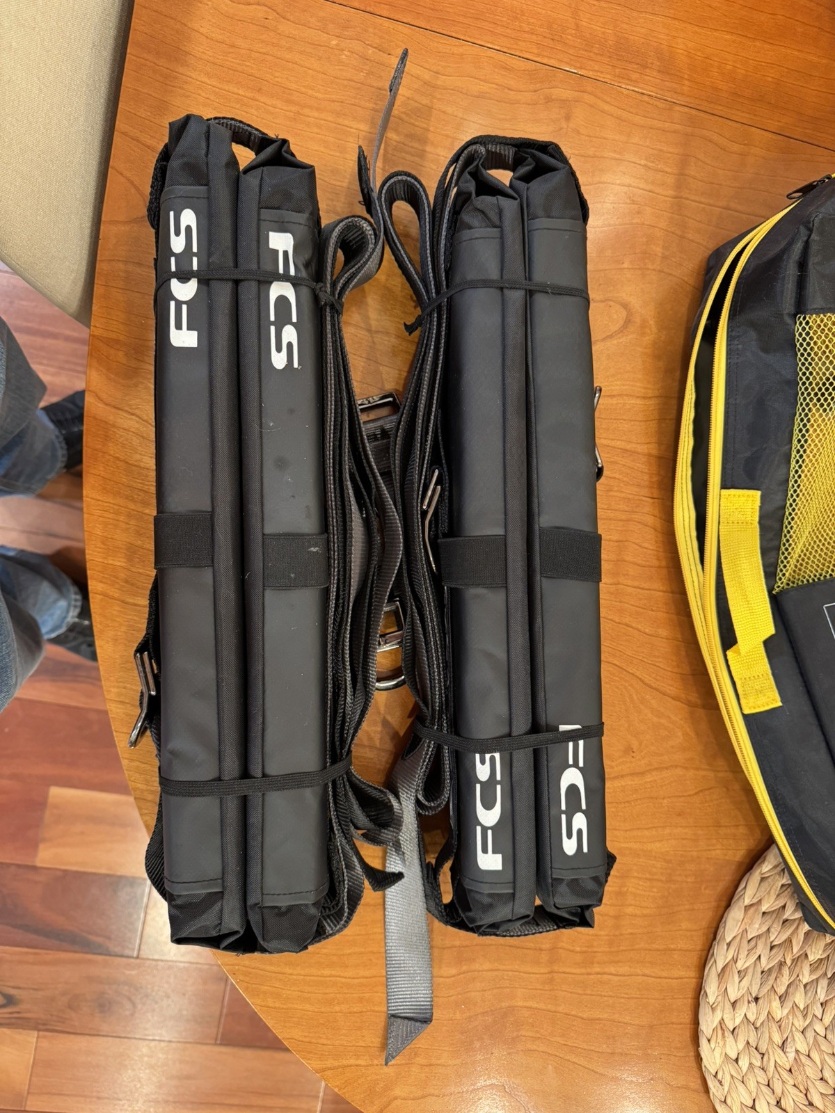 FCS Premium D-Ring Double Soft Racks Surfboard SUP Roof Rack FCS Premium D-Ring Double Soft Racks Surfboard SUP Roof Rack