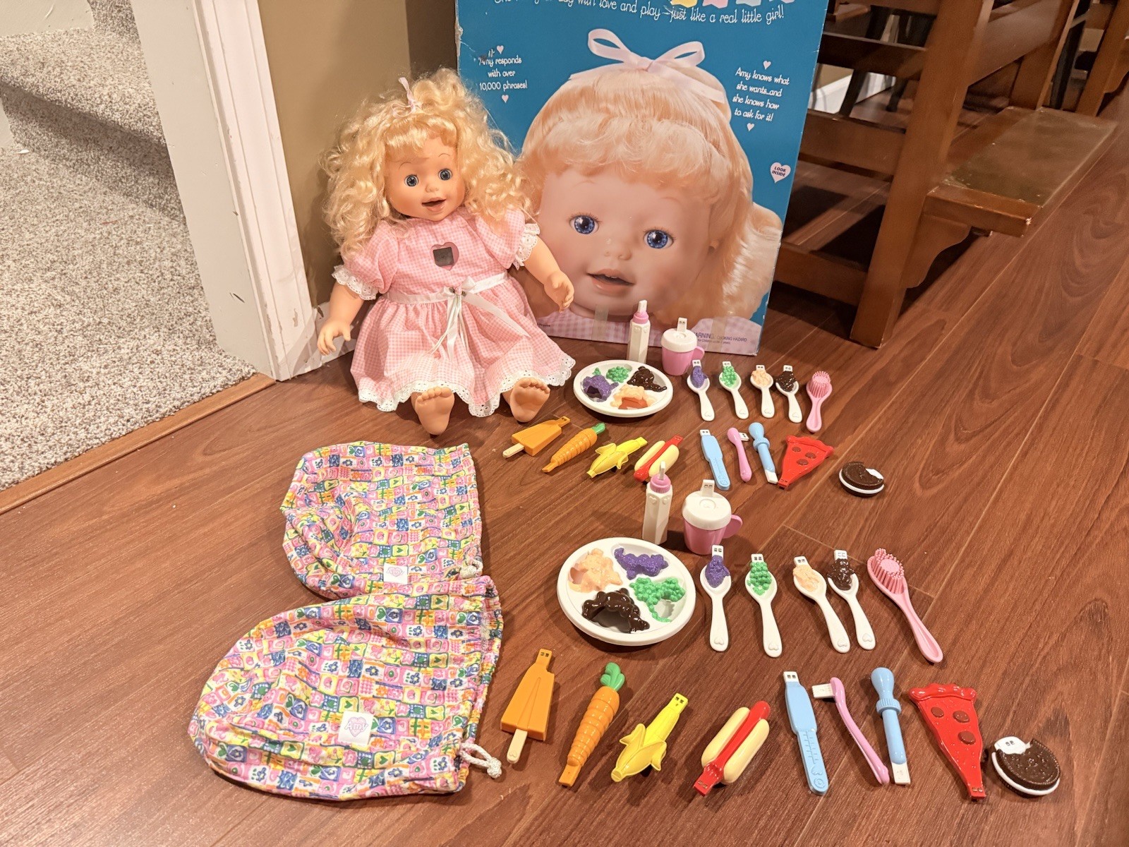 Amazing Amy Doll Interactive Playmates 1998 Vintage With Box And Accessories