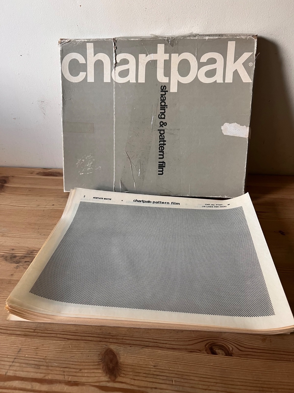large LOT of 58 Chatpak Pattern Film Letratone Dry Transfer Shading MIX