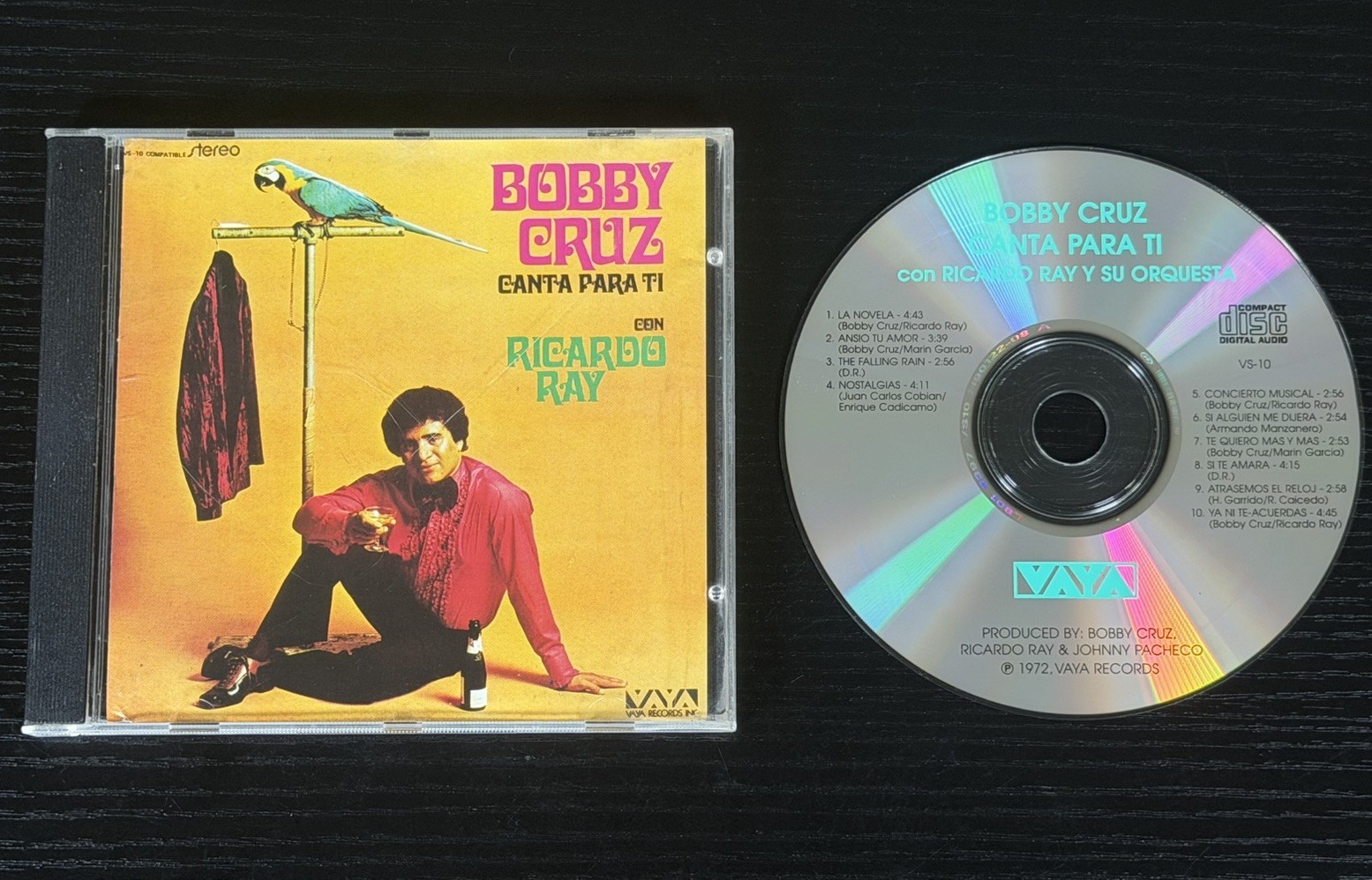 Bobby Cruz Canta Para Ti Con Ricardo Ray 1972 / Rare Bolero Music CD / Tested