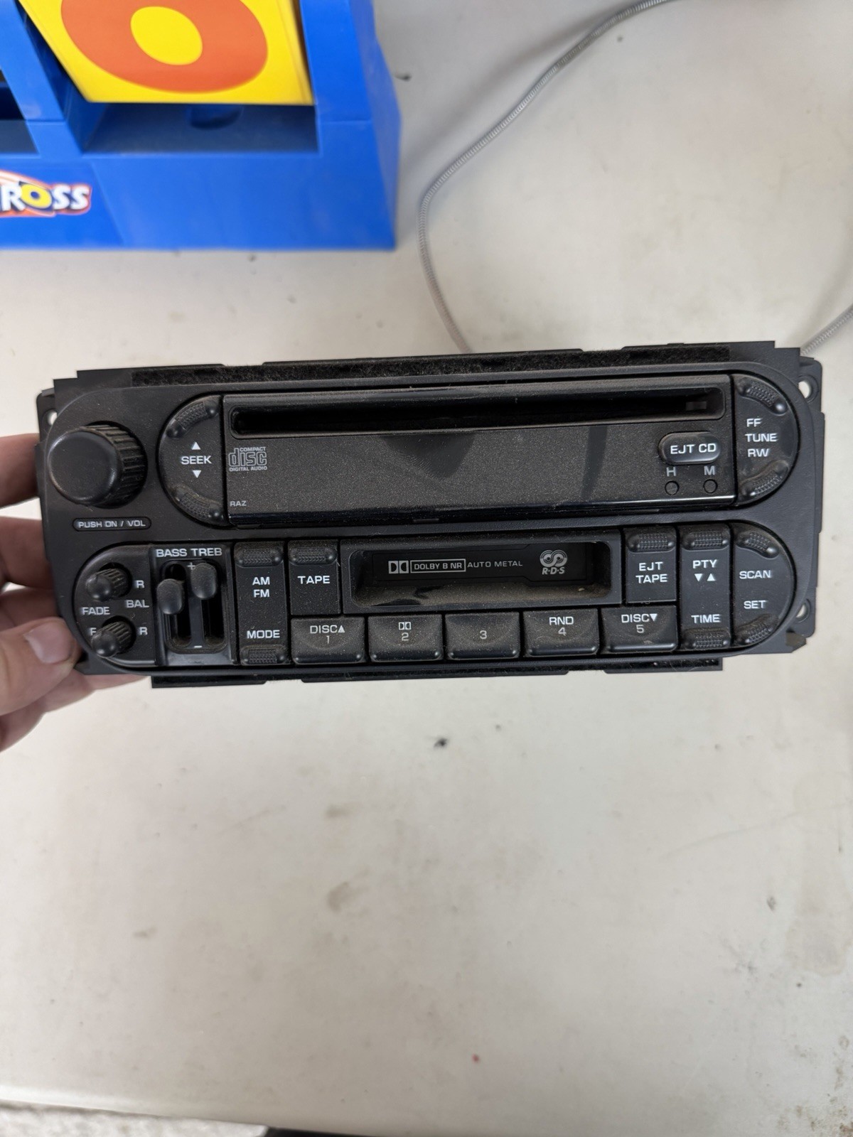 Late 90s Dodge Ram Radio Cassette Player Untested As-Is