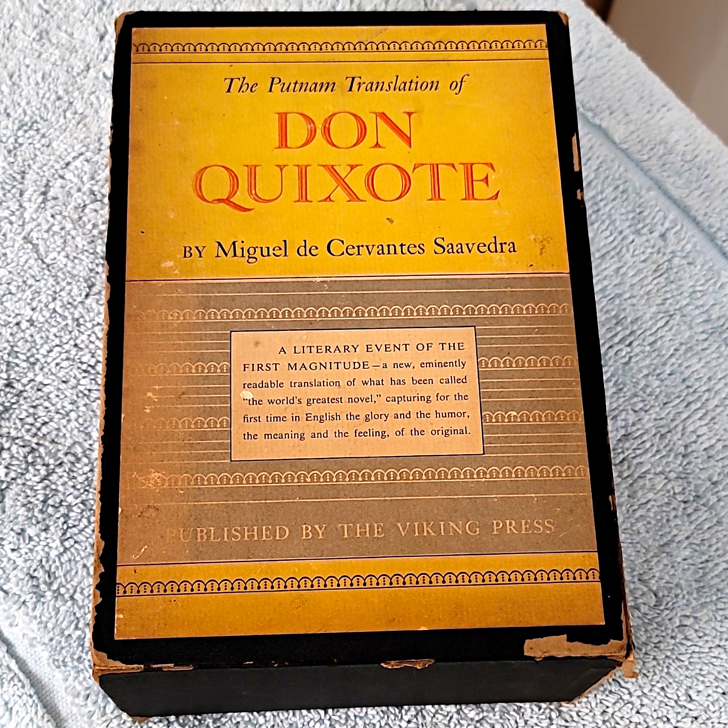 Viking Press Putnam Translation Don Quixote Cervantes 2 Vol Slipcase 1949 Viking Press Putnam Translation Don Quixote Cervantes 2 Vol Slipcase 1949