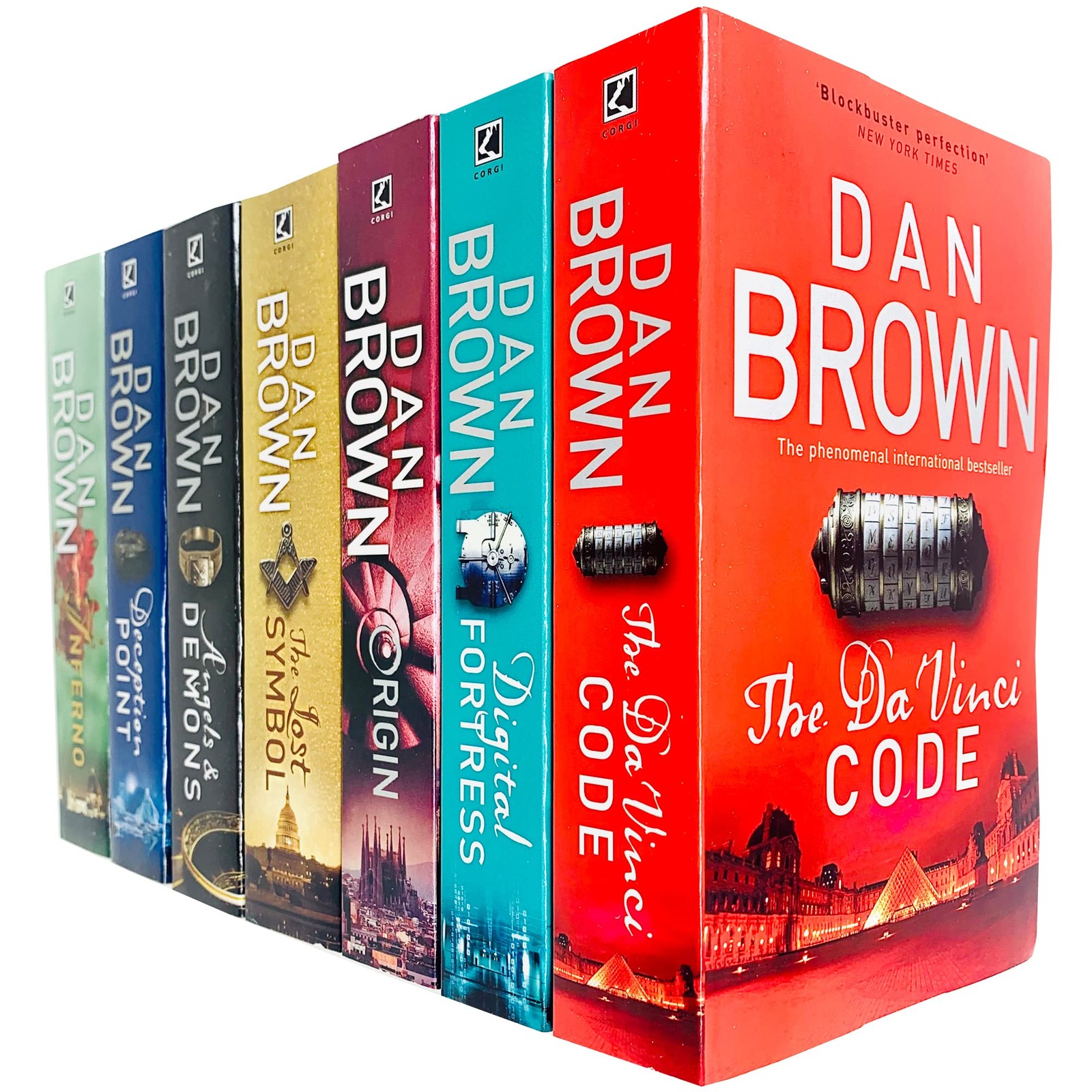 Dan Brown Robert Langdon Series 7 Books Collection Set Dan Brown Robert Langdon Series 7 Books Collection Set