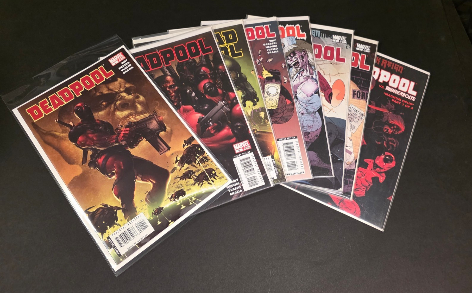 Deadpool 1-8 (Marvel Comics, 2008) ☆ Authentic ☆ 8 Book Lot ☆ Deadpool 1-8 (Marvel Comics, 2008) ☆ Authentic ☆ 8 Book Lot ☆