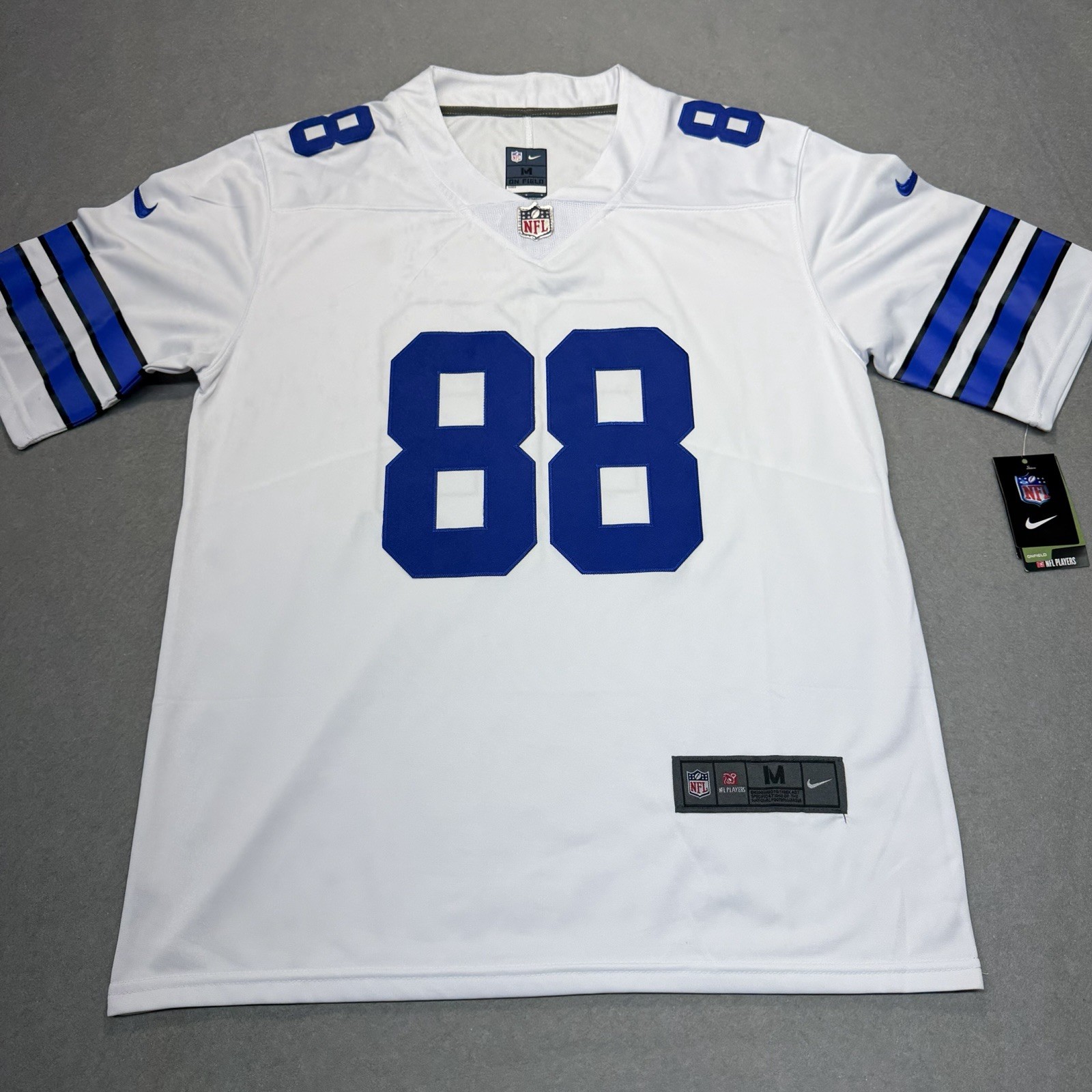 Dallas Cowboys Football Jersey Mens Medium White CeeDee Lamb On Field Nike NEW M