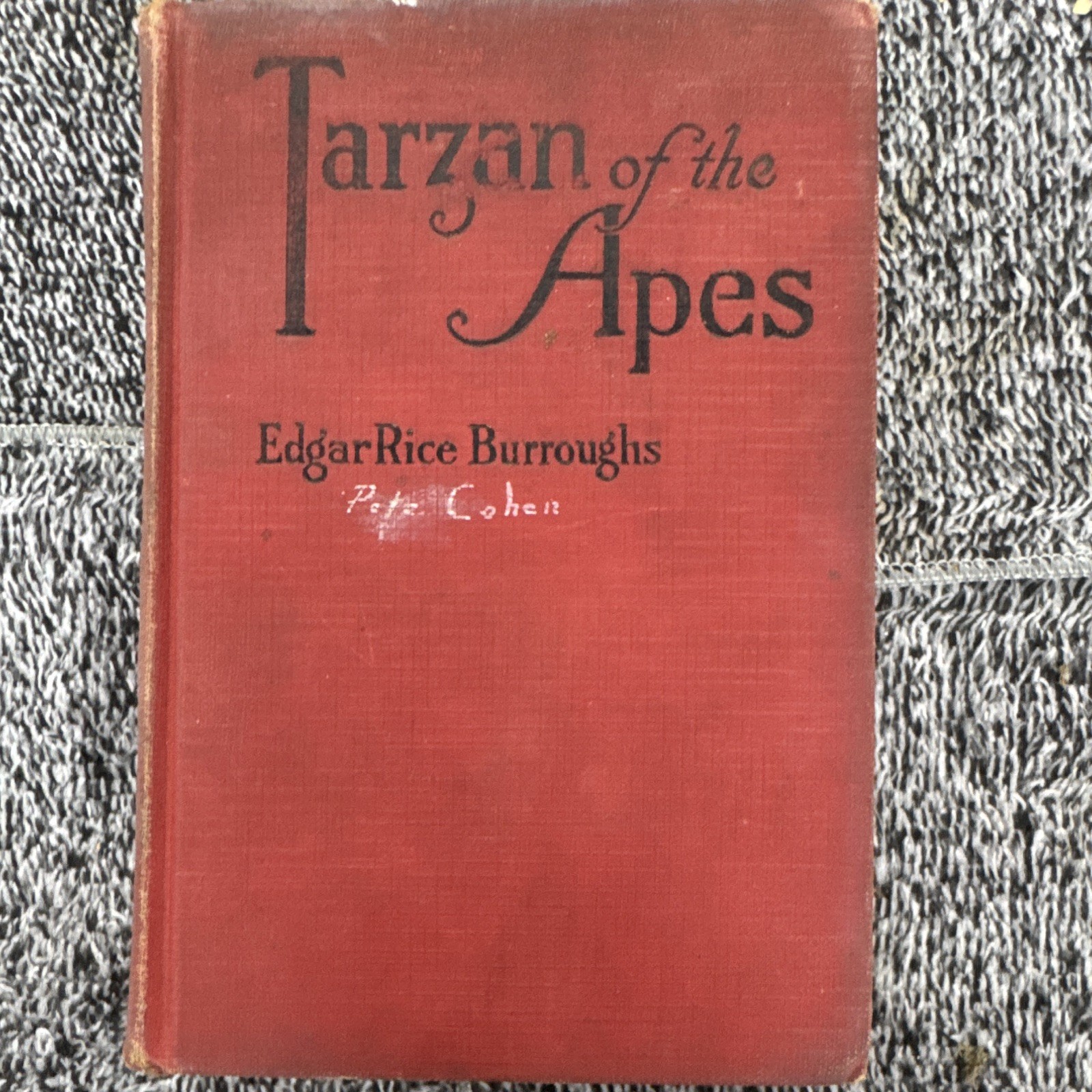 Tarzan of the Apes Edgar Rice Burroughs Hardcover Illustrated G&D NY 1914 Tarzan of the Apes Edgar Rice Burroughs Hardcover Illustrated G&D NY 1914