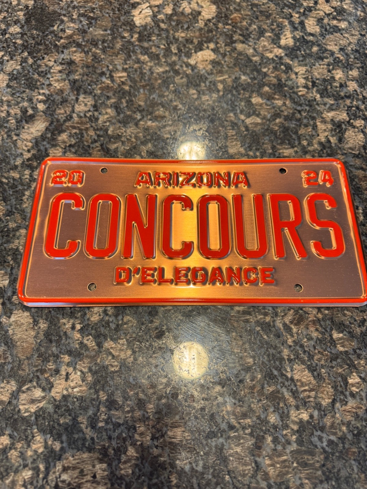 Arizona COPPER LICENCE PLATE Arizona COPPER LICENCE PLATE