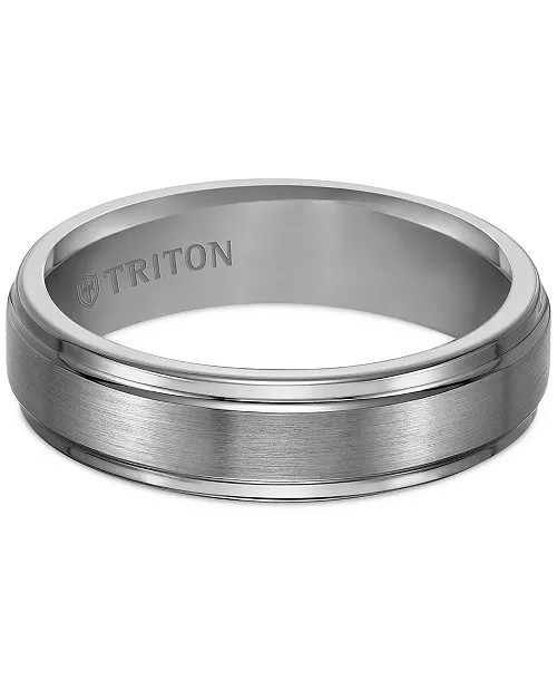 TRITON Tungsten Carbide Ring TC.850 Size 12 Men’s Wedding Band Pat. 8,061,033