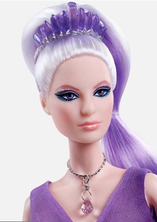 Mattel Barbie Signature Crystal Fantasy Collection Purple Dress Doll Unopened