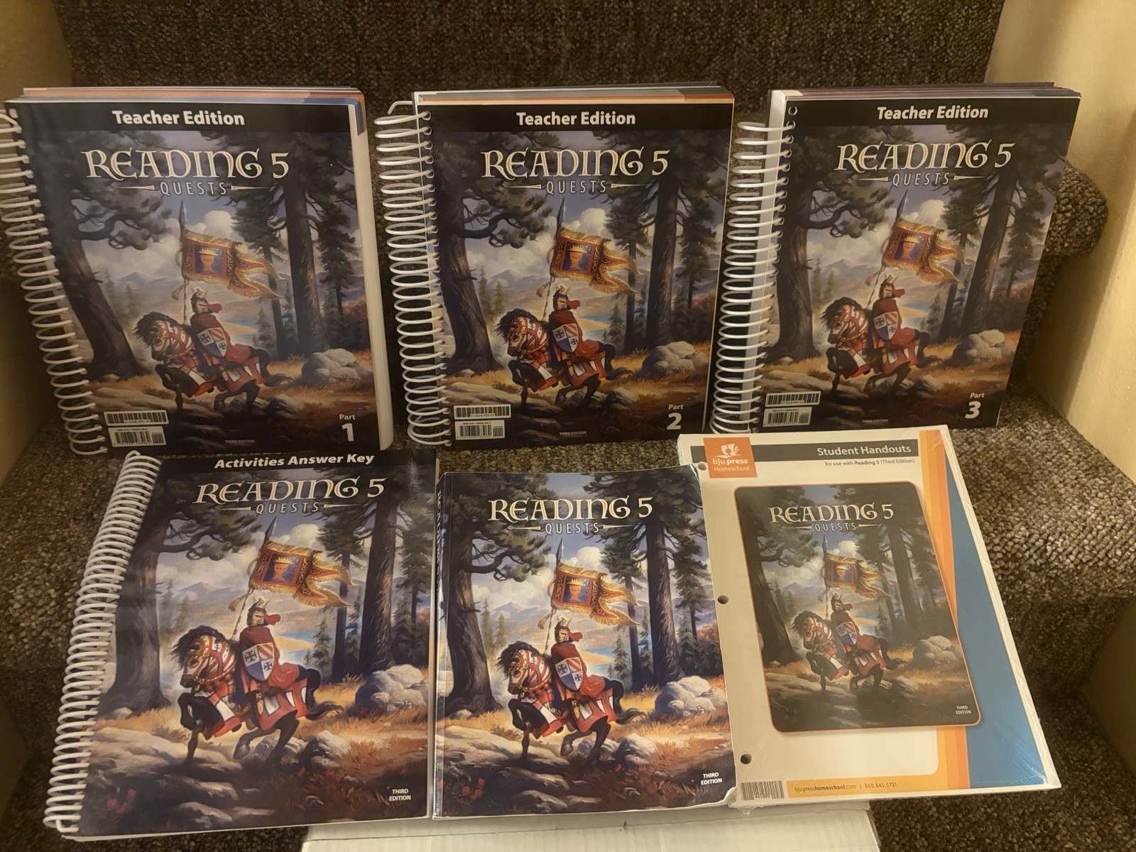 BJU Reading 5, 3rd Ed. (set of 6)