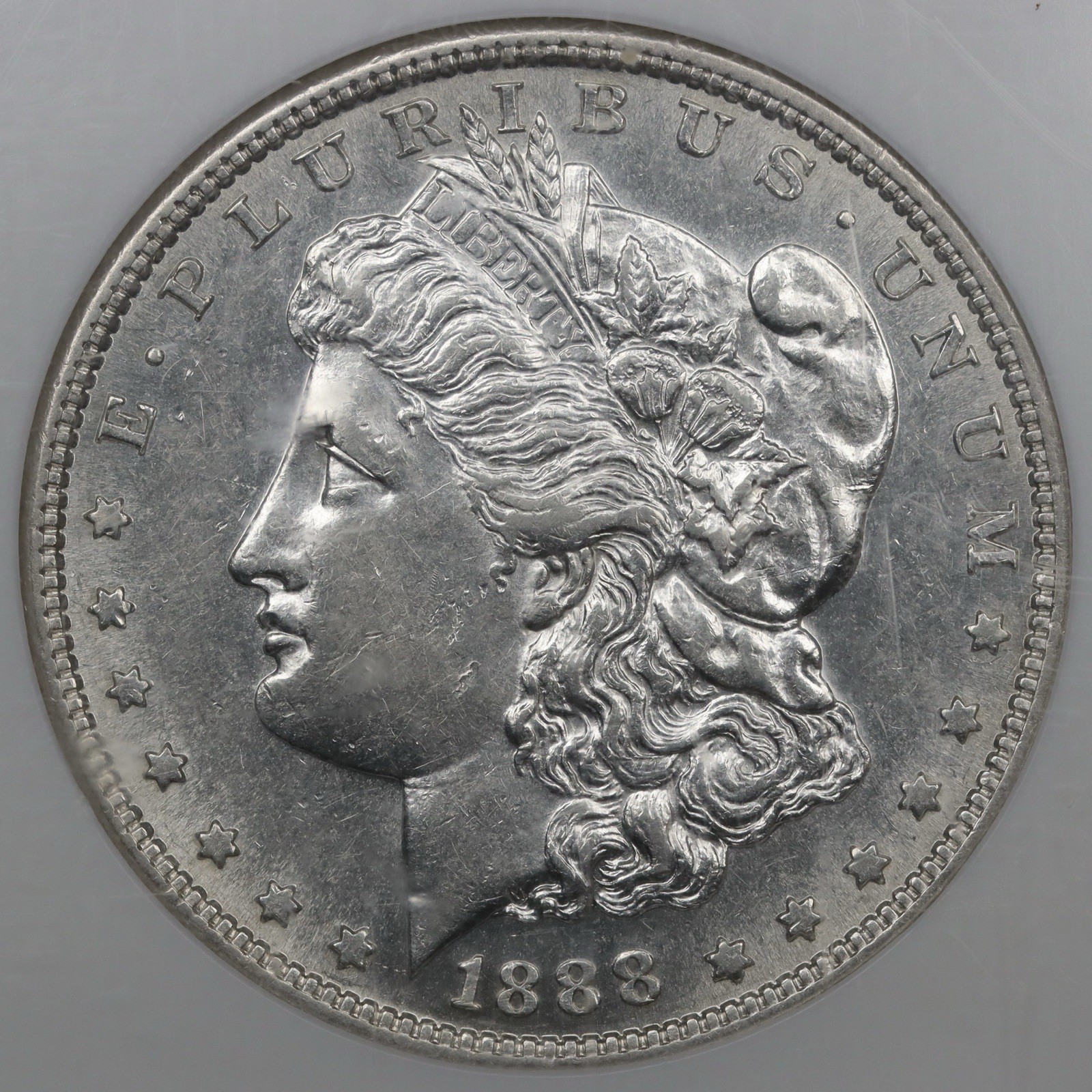 1888-S Morgan Silver Dollar - NGC AU 55