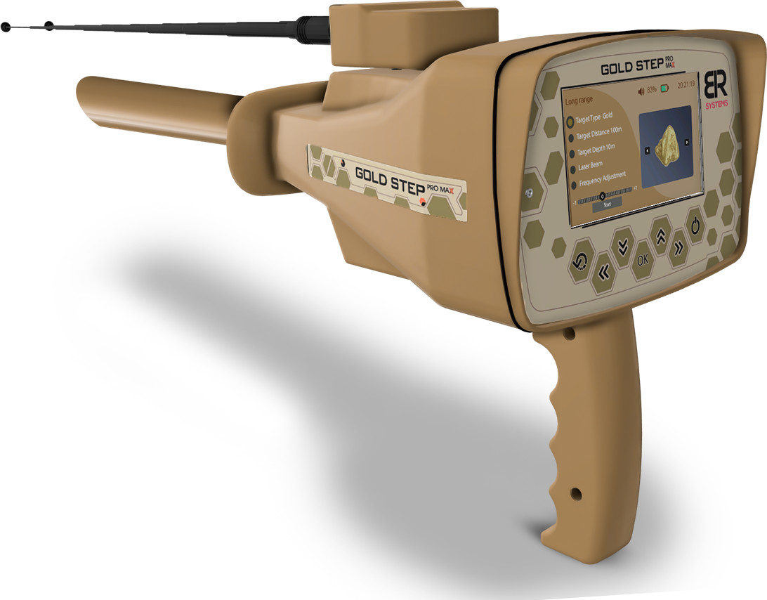 BR SYSTEMS Gold Step Pro Max Gold and Metal Detector