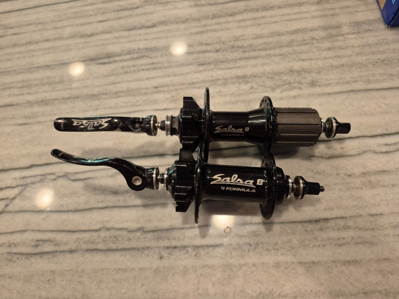 Vintage Salsa Disc Brake Hubset w/ Salsa Skewer set 32 Hole - Buttery Smooth