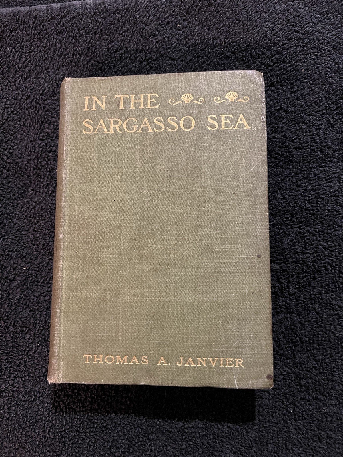 In The Sargasso Sea Thomas A Janvier 1st Edition 1898 Vintage Nautical Fiction