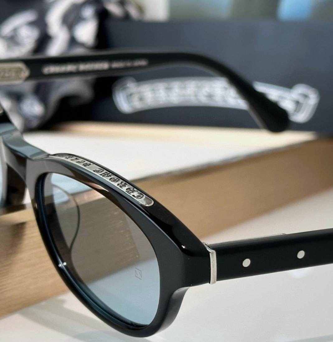Eyewear Chrome Hearts LOWRIDER Street Black Blue Shades HQ UV400 52-21-142mm
