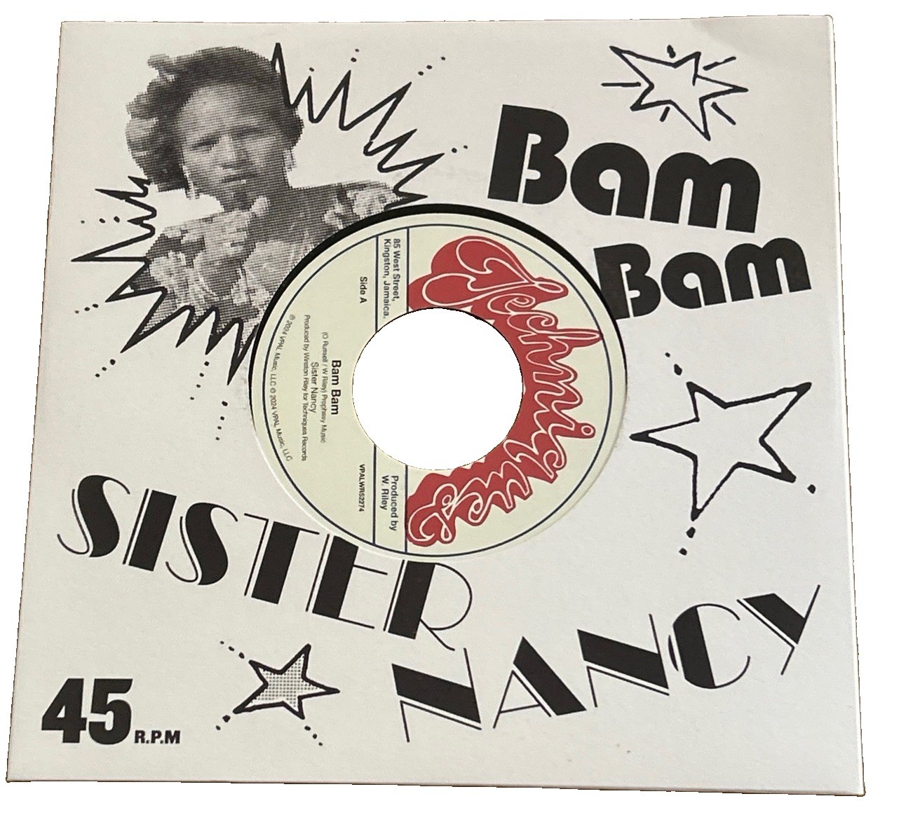 Sister Nancy - Bam Bam 7 Inch Vinyl Record Techniques New