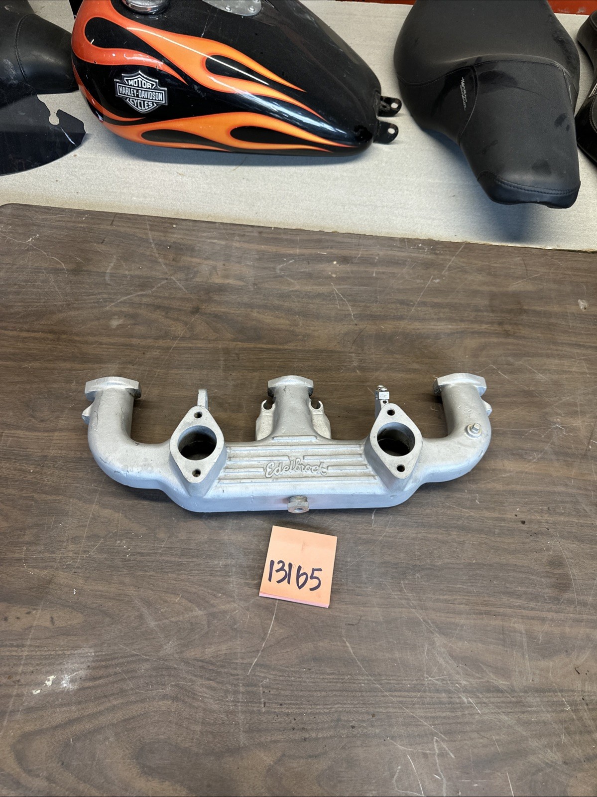Edelbrock Inline 6 215 233 Chevy Straight Six Cylinder Dual Carb Intake Manifold