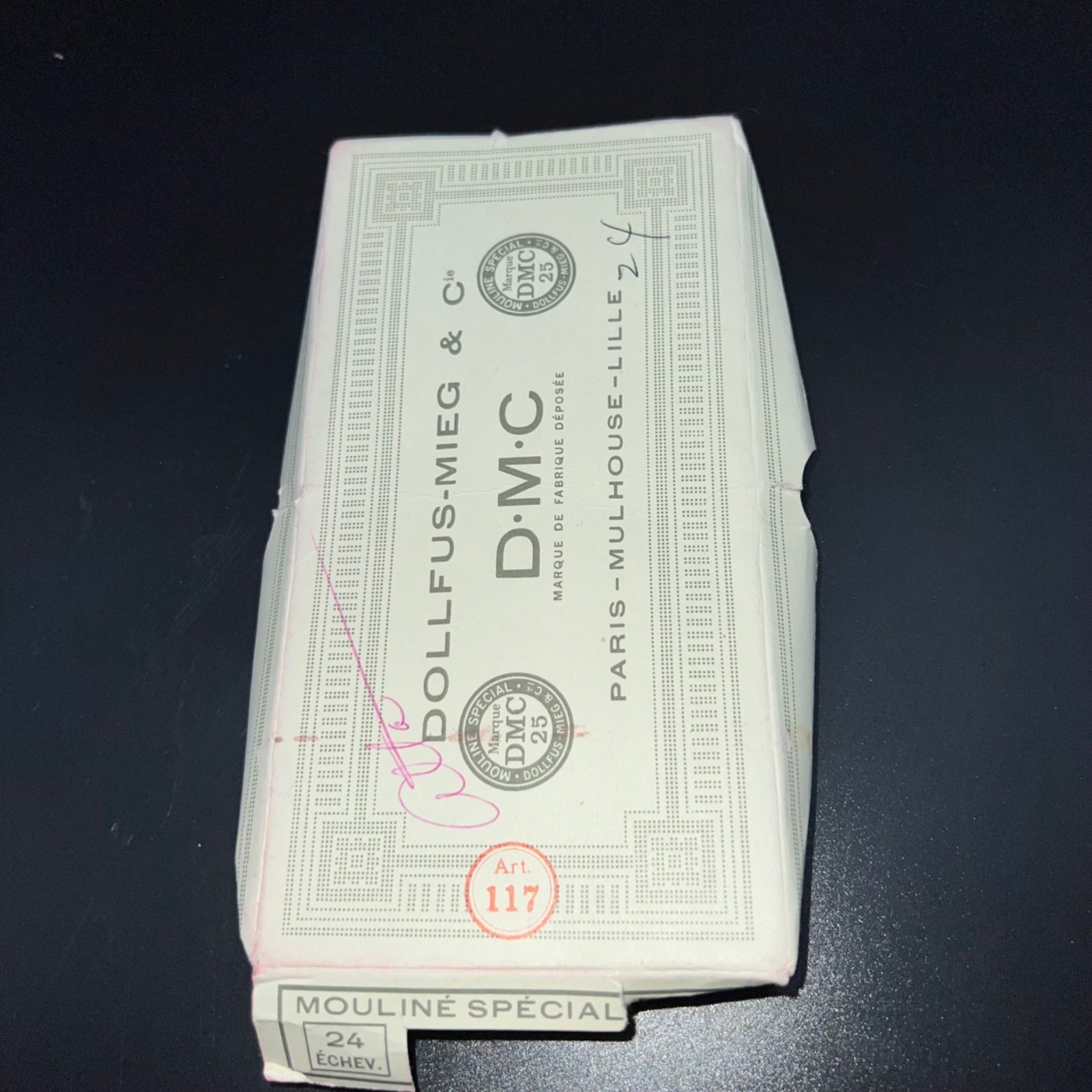 Embroidery Floss DMC Dollfus-Mieg & C Mouliné Spécial24 Skeins Art 117 VTG Box