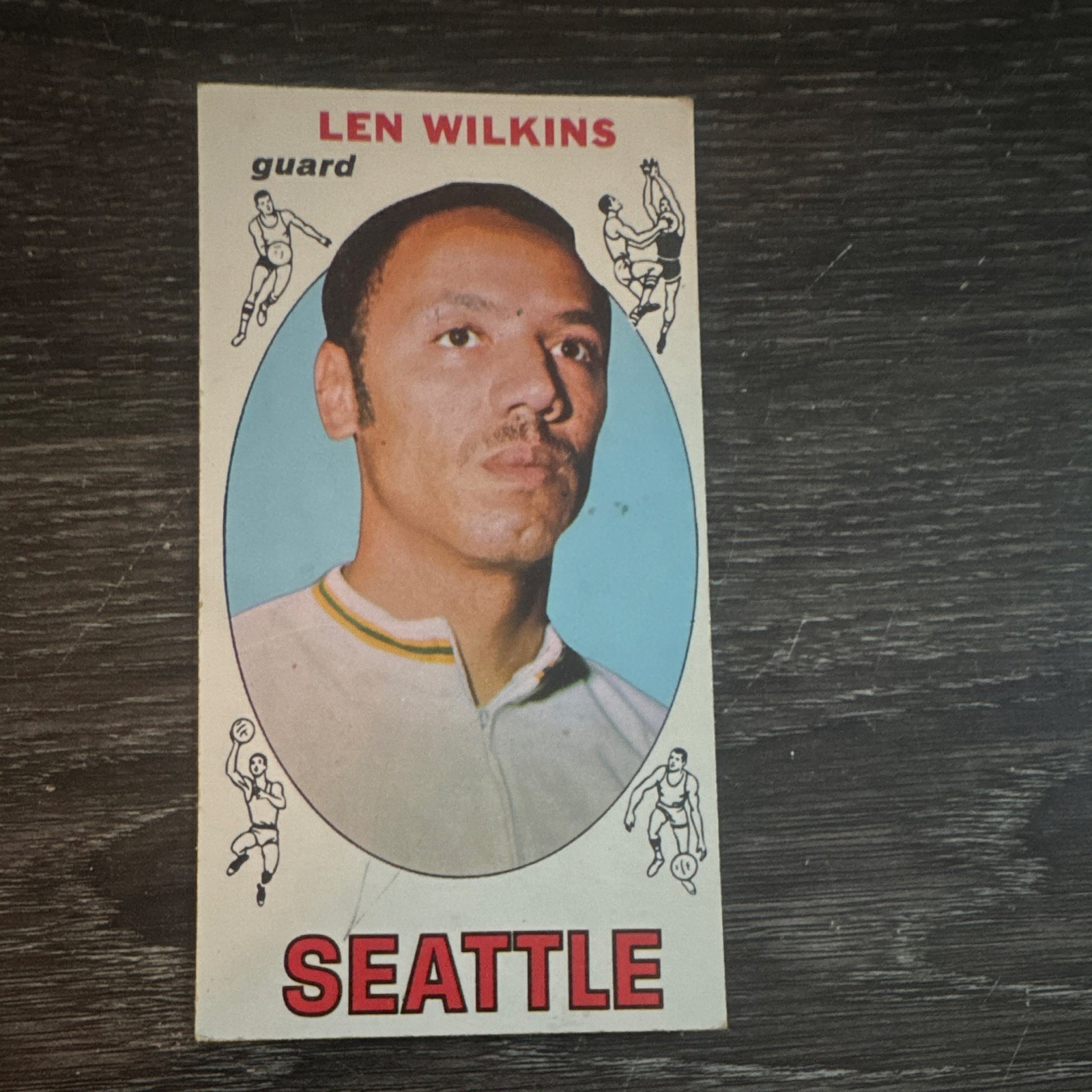 1969-70 Topps - Lenny Wilkens #44 1969-70 Topps - Lenny Wilkens #44