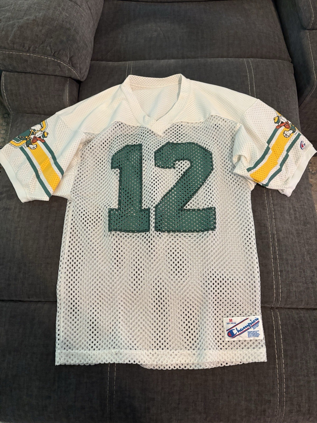 Vintage University of Oregon Ducks all mesh CHAMPION Big 12 Pac 12 Football M