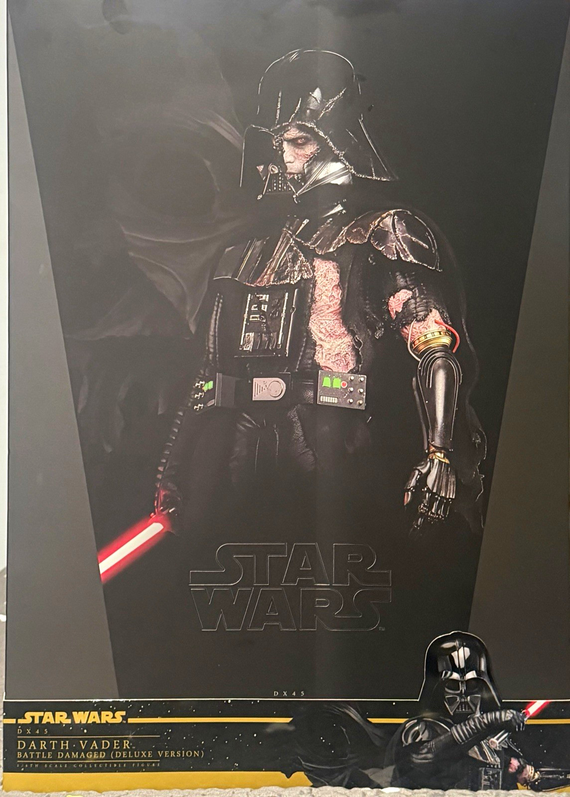 Hot Toys DX45 DX Darth Vader Battle Damaged Deluxe Version Action Figure