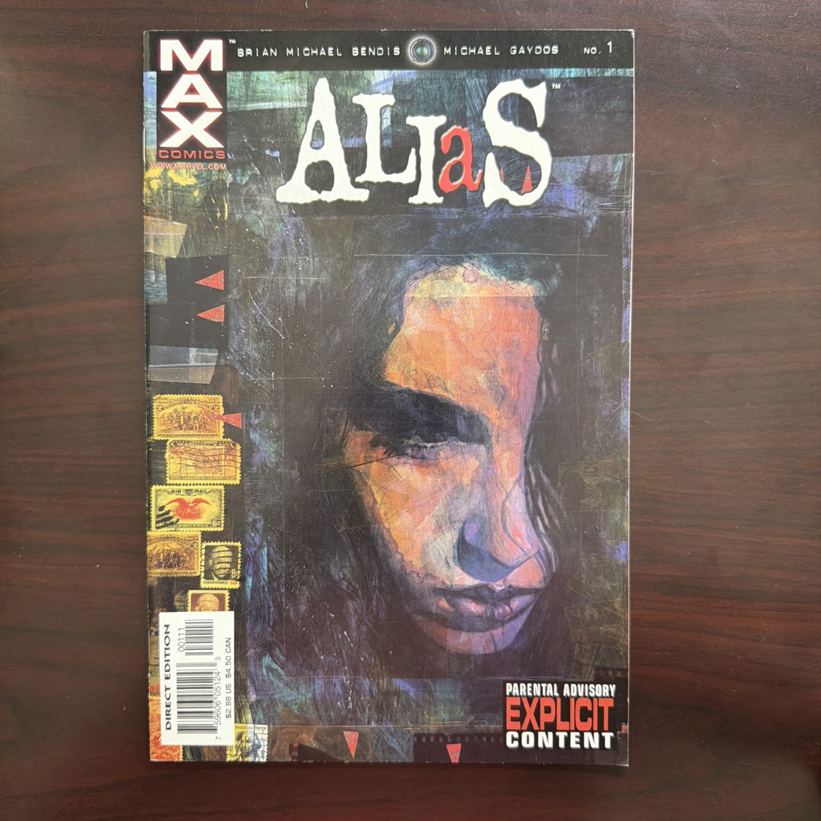 Alias #1 (2001) 1st app of Jessica Jones (first print)