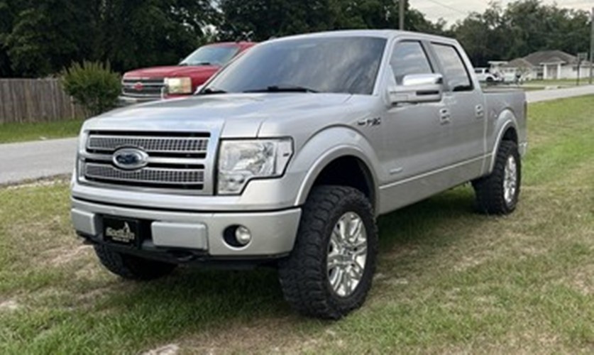 Painted UX INGOT SILVER For 09-14  F150 OE Style Fender Flares Protector 4PCS