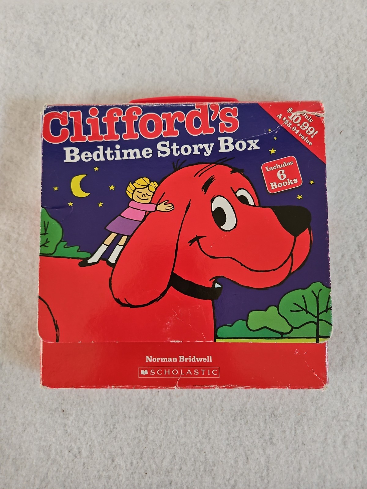 Clifford’s Bedtime Story Box Set 6 Books Norman Bridwell Scholastic Vintage