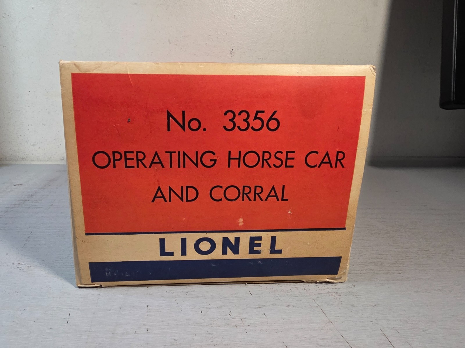 LIONEL No. 3356 Operating Horse Car & Corral Set ++++ Post War ++++ OB ++++ LIONEL No. 3356 Operating Horse Car & Corral Set ++++ Post War ++++ OB ++++