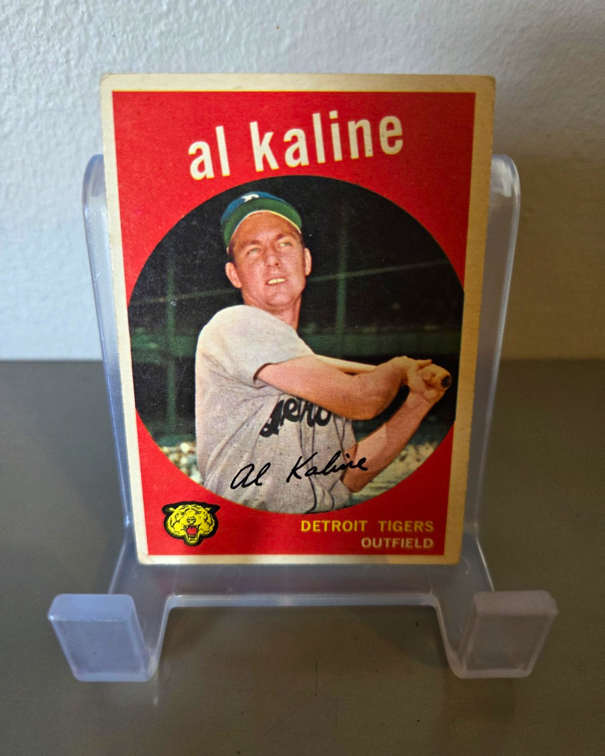 Topps 1959 Al Kaline #360 Detroit Tigers Baseball Card, VG-EX