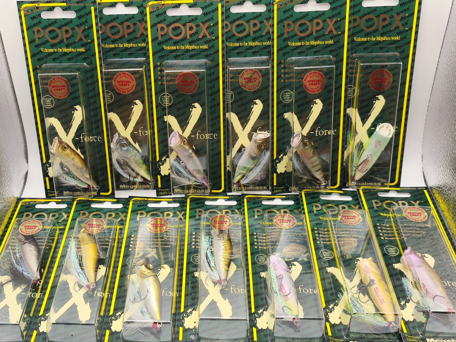 Megabass POPX Back To The Garage 2026 Complete 13pcs Set SP-C JAPAN LIMITED NEW Megabass POPX Back To The Garage 2026 Complete 13pcs Set SP-C JAPAN LIMITED NEW