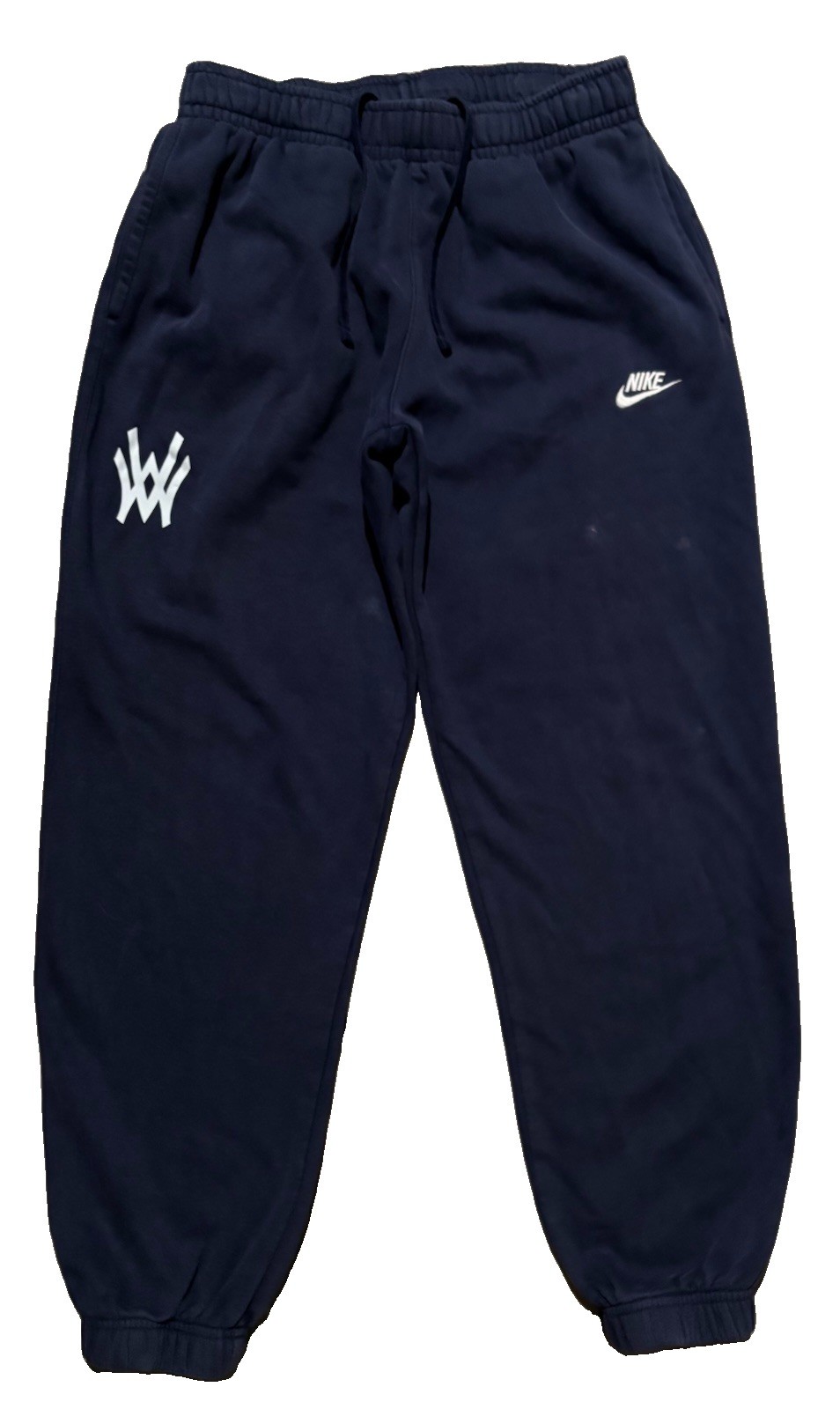 Nike West Virginia Mountaineers Sweatpants. Mens M. Navy Blue. NCAA. Jogger. Nike West Virginia Mountaineers Sweatpants. Mens M. Navy Blue. NCAA. Jogger.