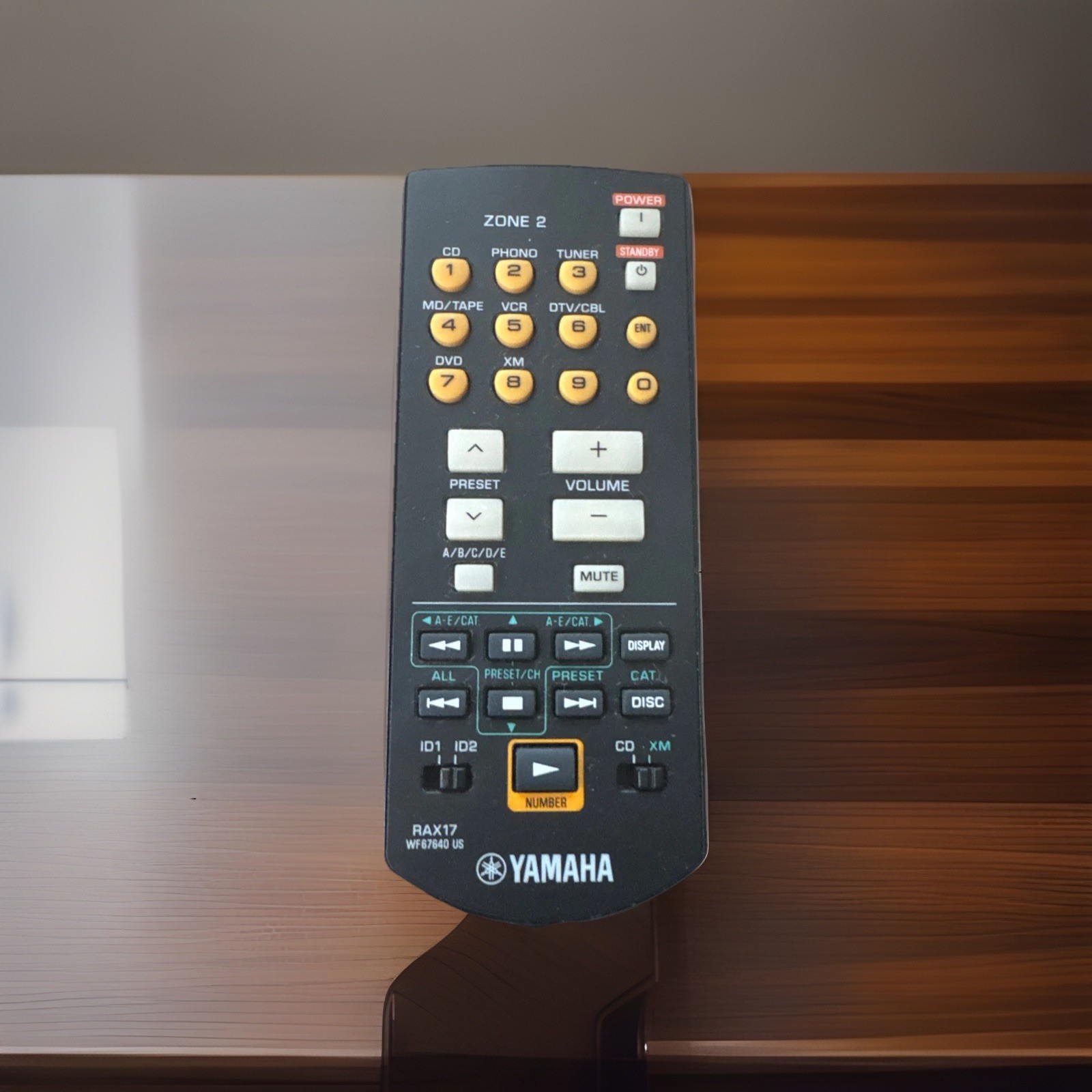 Yamaha Original Remote Genuine RAX17 & RX497 RX797 WF67640 WF676400 Yamaha Original Remote Genuine RAX17 & RX497 RX797 WF67640 WF676400