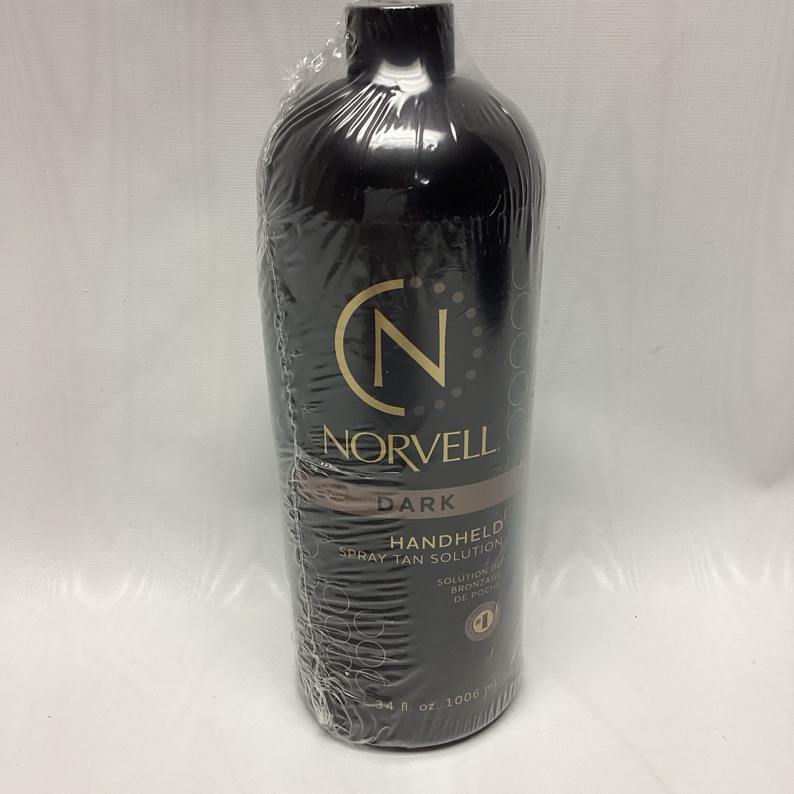 Norvell Dark Premium Spray Tan Solution Liter 34 Ounce New Sealed